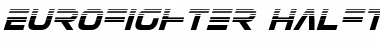 Eurofighter Halftone Italic Italic Font