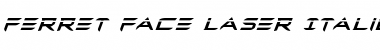 Download Ferret Face Laser Italic Font