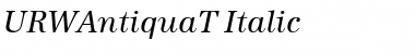 URWAntiquaT Italic