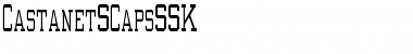 CastanetSCapsSSK Regular Font