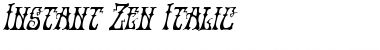 Download Instant Zen Italic Font