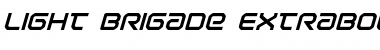 Download Light Brigade ExtraBold Italic Font