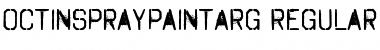 Octin Spraypaint A Regular Font