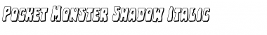 Download Pocket Monster Shadow Italic Font