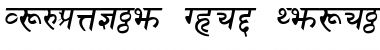 Sanskrit Bold Italic Font