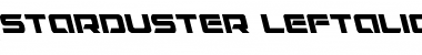 Starduster Leftalic Font