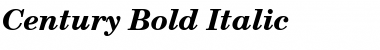 Century Bold Italic Font