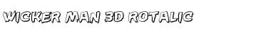Download Wicker Man 3D Rotalic Font