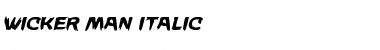 Download Wicker Man Italic Font