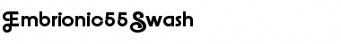 Download Embrionic55Swash Font