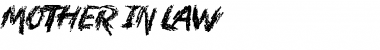 Download Mother In Law Font