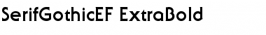 Download SerifGothicEF-ExtraBold Font