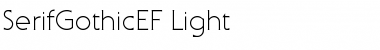 Download SerifGothicEF-Light Font