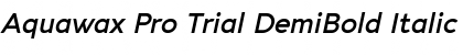 Download Aquawax Pro Trial Font