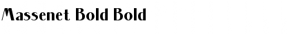 Download Massenet Bold Font