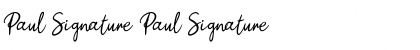 Download Paul Signature Font