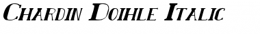 Chardin Doihle Italic Italic Font