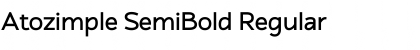 Download Atozimple SemiBold Font