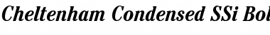 Cheltenham Condensed SSi Bold Condensed Italic