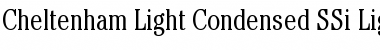 Download Cheltenham Light Condensed SSi Font