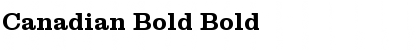 Download Canadian Bold Font