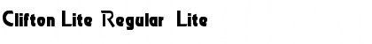 Download Clifton Lite Font