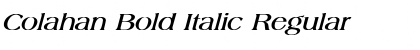 Download Colahan Bold Italic Font