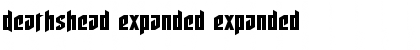 Download Deathshead Expanded Font