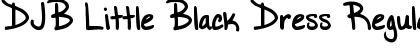 Download DJB Little Black Dress Font