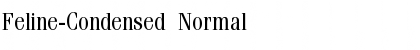 Feline-Condensed Normal Font