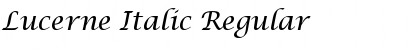 Download Lucerne Italic Font