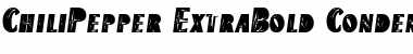 ChiliPepper-ExtraBold Condensed Bold Font