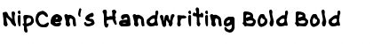 Download NipCen's Handwriting Bold Font