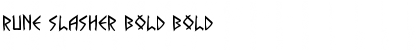 Rune Slasher Bold Bold Font