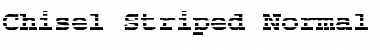 ChiselStriped Normal Font