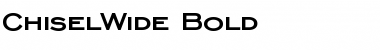 ChiselWide Bold Font