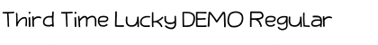 Download Third Time Lucky DEMO Font