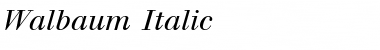 Walbaum Italic
