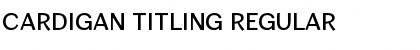 Download Cardigan Titling Font