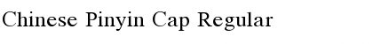 Download Chinese Pinyin Cap Font