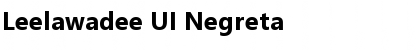 Leelawadee UI Negreta Font