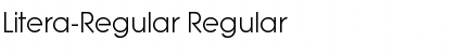 Litera-Regular Regular Font