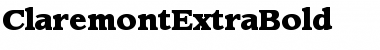 ClaremontExtraBold Font