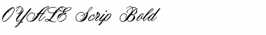 Download OYALE Scrip Bold Font