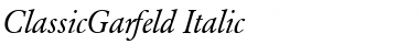 ClassicGarfeld Italic