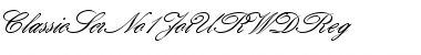 ClassicScrNo1JoiURWDReg Regular Font