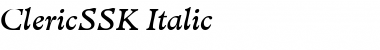 ClericSSK Italic