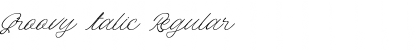 Groovy Italic Regular Font