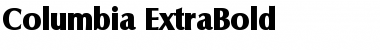 Download Columbia-ExtraBold Font
