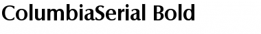 Download ColumbiaSerial Font